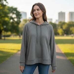 T8 Banana Republic Women's Heather Gray Hoodie